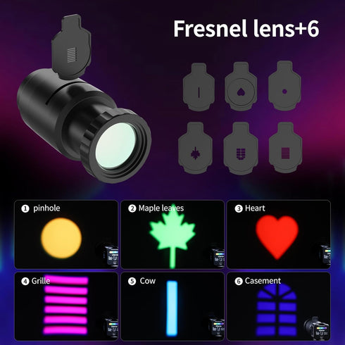 ULANZI L3 RGB LED Video Light, Waterproof Camera Lighting Kit, Mini Cube COB Light for Photography
