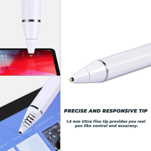 S21 Ultra Pen for Samsung Galaxy S21 Stylus Pencil, EVACH Rechargeable Digital Pencil with 1.5mm Ultra Fine Tip Stylus for Samsung Galaxy S21, White