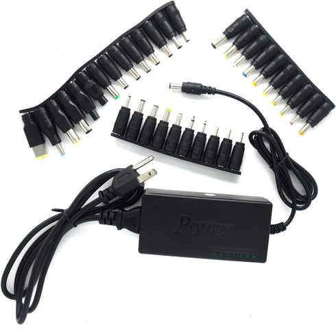 Padarsey Universal AC Power Adapter Charger 96W with 34 Adapters, 12V-24V Compatible for Notebook, Mobile Phone, and