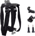 Dog Harness for GoPro, Soft Adjustable Pet Mount Vest with 2 Mounting Bases for Chest and Back Fixation, Medium Large