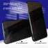 4 Way 360° Privacy Tempered Glass Screen Protector for iPhone 11 Pro/iPhone Xs/iPhone X, Horizontal and Vertical Anti Spy 9H Scratch Resistant Case Friendly, 2 Pack