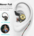 Wired Gaming Earbuds, Ak3file in Ear Monitors, Deep Bass Sound Wired Earbuds, HiFi in Ear Headphones with 1DD 10mm