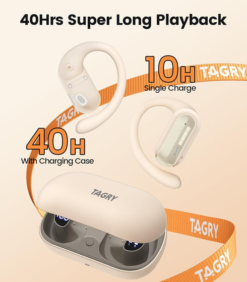 A14 TAGRY Open Ear Headphones Wireless