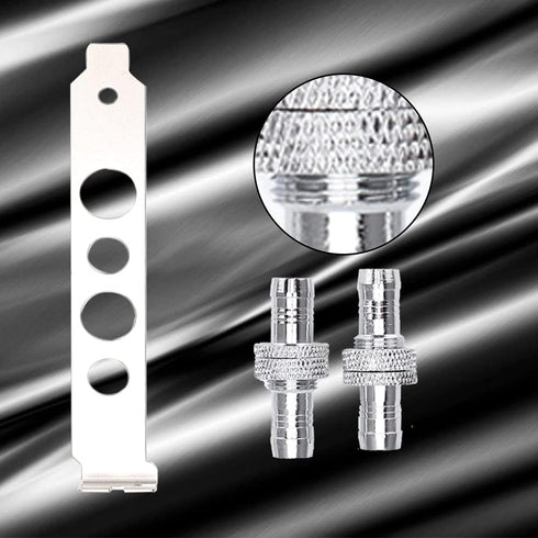 Hose Connectors for Computer Water Cooling System, G1/4 Thread Fitting Direct Hose Connection for Water Cooler System