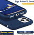IceSword Compatible iPhone 11 Pro Case, Thin Liquid Silicone, Soft Silk Matte, Blue