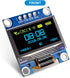Meshnology 5 0.96 Inch 128x64 I2C SSD1315 ESP32 Pcs OLED Display Module Pixel IIC OLED Screen Driver Self-Luminous