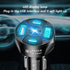 65W 4 Ports Car Fast Charging Charger with QC 3.0 15W & PD 20W for iPhone 14 13 12 Pro Max, S22 S21
