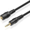 TNP 2.5mm Extension Cable (3 Feet) - Male to Female Adapter for Headset, Headphone, Microphone, Stereo Audio.