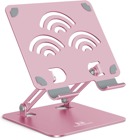 ToBeoneer Adjustable Tablet Stand for Desk, Premium Aluminum Holder for iPads, Tablets, Kindles,