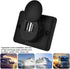 Aramox Car USB Dual Port Socket Outlet, 3.1A Black ABS 12V with LED