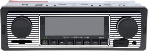 12V Bluetooth Car Radio MP3 Player, Vehicle Stereo Audio Support FM / USB / SD / AUX with Remote Control