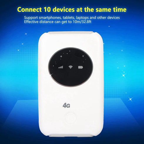 4G 300Mbps 4G 3200mAh LTE USB Mobile Router Unlocked Battery Mobile Router with SIM Card Slot Portable Internet