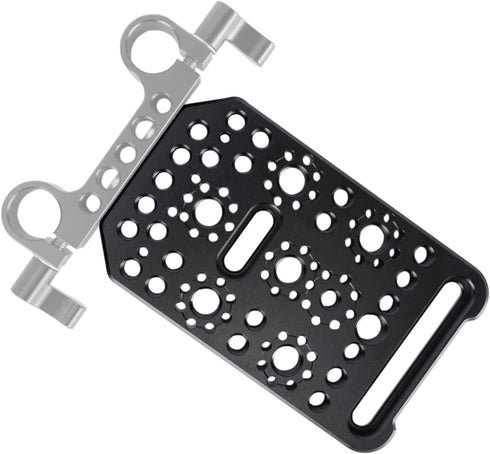 NICEYRIG Multi-Purpose Camera Cheese Plate, Compatible with Sony FX3/FX30, BMPCC 6K Pro, ARRI & 1/4’’ Locating Pin Hole
