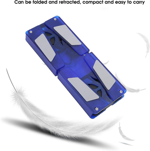 Laptop Cooling Stand, Cooler with 2 Fans, Foldable Laptop Cooling Fan Pad, USB Cable
