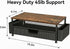 2-Tier 2 ECOLOVI Desk Organizer and Accessories, Computer Monitor Stand Rise with Storage Drawer & Pen Holders, Laptop
