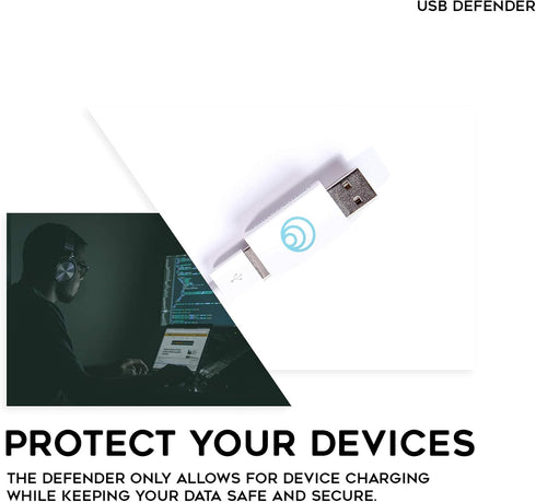 Data Blocker, Blocks Unwanted Data Transfers, Protects Smartphones & Tablets from Public Charging