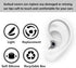 MMYQXI 3.8mm -5.1mm) 9 Silicone Replacement Earbud Tips Earbud Covers Fit for in-Ear Headphones (Inner Hole Ear Bud