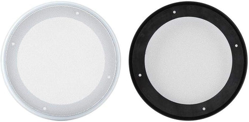 Speaker Grille, 2PCS in-Ceiling 8'' Speaker Grille, Home Speaker Cover for Humid Indoor Areas, Bathrooms, Kitchens
