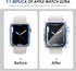 Ultra Look - Fullife 2 in 1 Compatible with Apple Watch Case Series 6 44mm, Waterproof Screen Protector, Front & Back