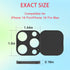 EYSOFT 16 16 Black-2 Pack Phone Camera Lens Cover Compatible for Phone Pro/ Pro Max,Camera Lens Protector to Protect