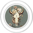 PopSockets MagSafe PopGrip for iPhone - Skull Bull Western Boho Floral Cowgirl Rural for Girl Women