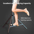 TONSNVITAE 47.2" Adjustable Phone Tripod & Selfie Stick, Camera Tripod Stand with Phone Holder Compatible