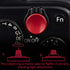 (2 Pack/Red) Soft Shutter Release Button High-end Concave Camera Shutter Button