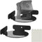 Homakover 2 Pack Acrylic Mini Circular Corner Shelf Mount for Security Cameras, Baby