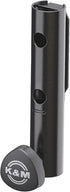 K&M Konig & Meyer Black Speaker Stand Adapter, Durable Solid Steel Construction, Light Adapter for Backdrop Stand