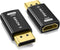 AGVEE 2 Pack Display Port to HDMI 4K@30HZ Adapter, Alloy Shell DP Displayport