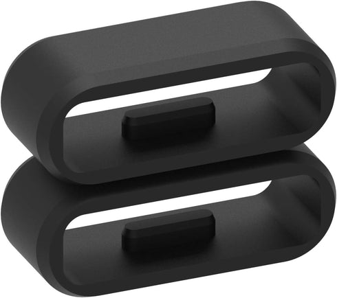 Fastener Rings for Garmin vivosport/Approach X10,X40/Forerunner 255S,265S,45S/Venu 2S,3S/Vivoactive 4S Bands, Black