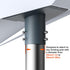 Starlink Gen 3 Pipe Adapter, Pole Mount Adapter Kit, Compatible with STARLINK Standard Dish & V3 Kickstand Dishy,