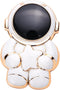 White Phone Grip Handle, Cute 3D Plating Astronaut Hidden Phone Stand, Foldable Retro Tablet Ring Stand for All Phones