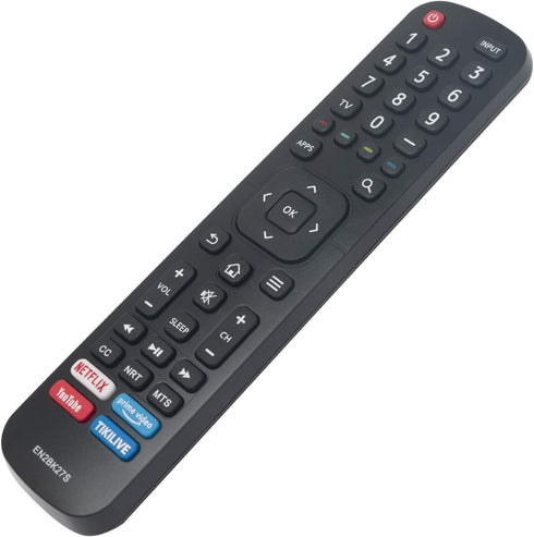 EN2BK27S Remote Control Replacement for Sharp TV, AIDITIYMI with Netflix, Prime Video, YouTube, Tikilive Keys