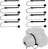 Acuvar Camera Lens Cap Keeper, Lens Cap Holder to Prevent Loss for DSLR SLR Camera, 8 Pack