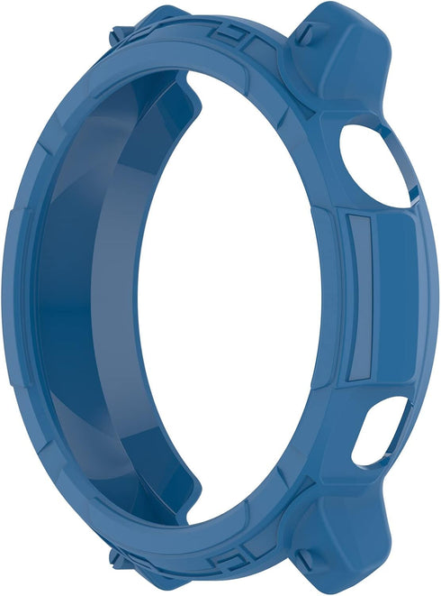 FitTurn Designed Case for Coros Pace 2 Smart Watch, Rugged Protective TPU Bumper Case (Black, White, Blue)