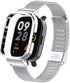HOPMC Stainless Protective Metal Frame and Steel Mesh Buckle Classic Replacement Band For Redmi Watch 3 Strap