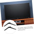 JEWEDECO 2pcs Tv Support Stand with Sturdy Base Height Television Holder Design for LCD Led Easy to Install
