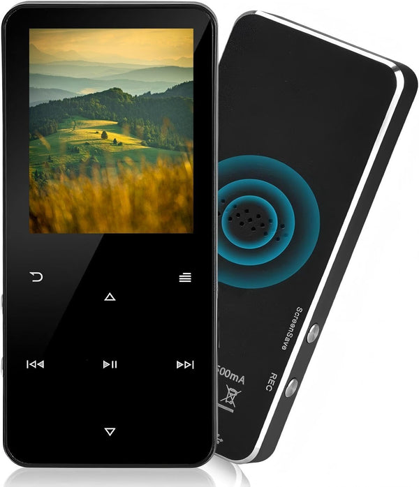 VelXurra 144GB Mp3 Player,Music Playe Portable Digital Music Player/Video/Voice Record/FM Radio/E-Book Reader/Photo Viewer,Earphones