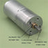 AYEXNSW 25GA-370 25mm 3V 6V 9V 12V 250RPM 1Pcs Mini Full Metal Gearbox Gear Motor DC Slow Speed Large Torque D Shaft