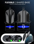eSamcore (2.5"-4") 360 0.8" 4.7"7" Cup Holder Phone Holder, Unobstructed Cup Holder Phone Mount for Your Car Cupholder