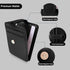 M-Plateau Stick On Phone Wallet, Card Holder with Elastic Magnetic Closure, Slim Holder with 3M Adhesive for iPhone 14