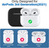 ATUAT Compatible with AirPods 3 Case, Protective Silicone Cover for 3rd Generation Case 2021, Wireless Charging - Black