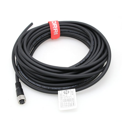 DRRI Industrial Sensor Cable M12 - 4-Pin Female A-Code Aviation Connector to Open End