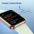 Smart Watch, Fitness Tracker with Heart Rate Monitor, Blood Oxygen, Sleep Tracking, 41mm 5ATM Waterproof for Men Women