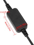 DROK USB to 12v Adapter, 5V to 12V Step Up Converter, Boost Converter Voltage Regulator with 5.5x2.5mm/3.5x1.35mm Ports