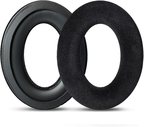 Replace ear pads for Sennheiser HD380, HD380Pro, PXC350, PC350, PC350SE, PXE350, HME95, HMEC250 (Black/Flannel).
