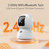 CINMOORE 2.5K 2pack, 4MP 2.4GHz 2-Way Indoor Camera Non-Subscription AI Person/Pet/Cry Detection, Pet/Dog/Cat/Baby