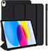 iPad 10th Generation Case, Auto Wake & Sleep Cover, Slim Trifold Stand TPU Back Shell for 10.9 inch Black