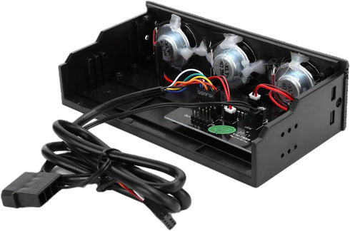 Heayzoki PC Front Panel Speaker, Stereo Surround Loudspeaker 5.25in STW9005, PC Floppy Drive Front Panel Card Reader